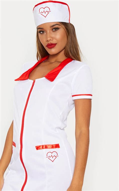 sexy nurse halloween fancy dress outfit prettylittlething usa