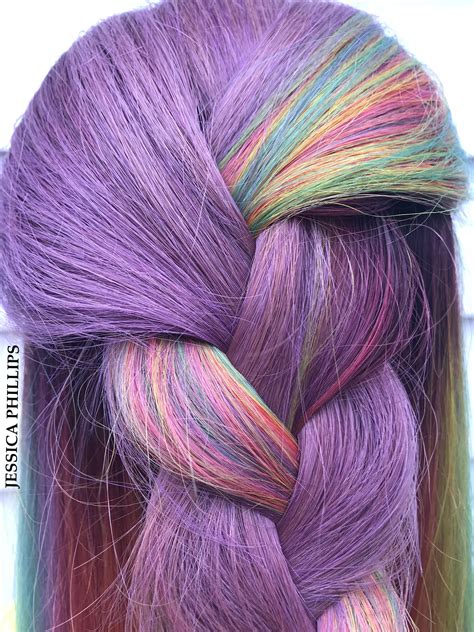 unicorn braid unicorn braid hair color moroccan oil