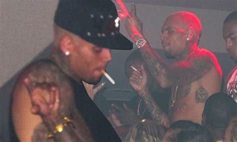 Chris Brown Strips Off His Shirt As He Parties Hard At Another Birthday