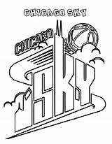Chicago Coloring Sky Logo Pages Celtics Boston Color Popular sketch template