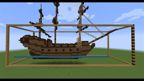 minecraft sailing ship build layer  layer building instructions wo minecraft ships