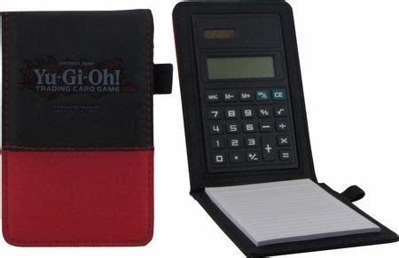 yugioh calculator notepad set  carrying case trollandtoad