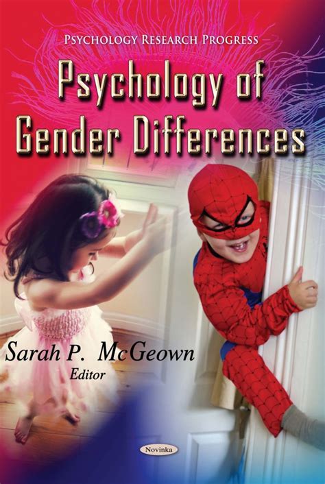 Psychology Of Gender Differences Nova Science Publishers