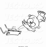 Falling Cartoon Coloring Swing Boy Off Vector Outlined 1024 Designlooter 51kb Ron Leishman sketch template