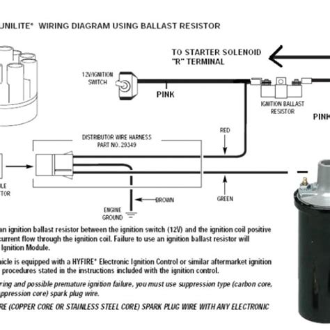 mallory unilite distributor wiring diagram wiring unilite mallory diagram resistor ballast comp