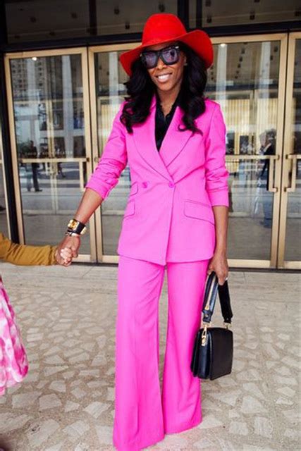 hot pink women s casual business formal suits female office uniform