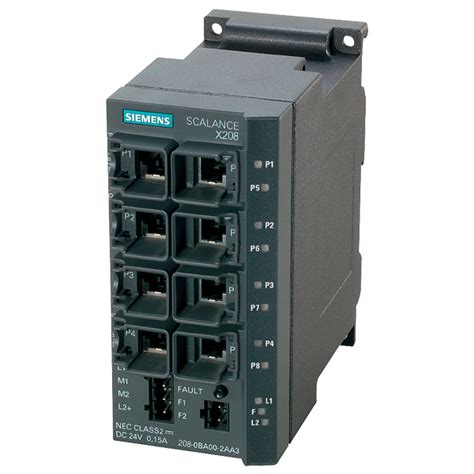 siemens scalance  manageable industrial ethernet switch