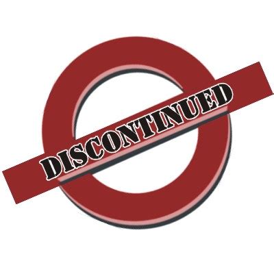 discontinued  manufacturer items