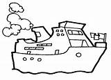 Water Transport Pages Colouring Coloring sketch template