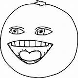 Coloring Pages Annoying Orange sketch template