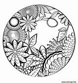 Coloriage Mandala sketch template