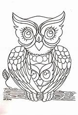 Hibou Owl Mandala Coloriage Un Dessin Choisir Tableau Imprimer sketch template