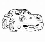Herbie Coloring Coloringcrew Pages Colorear Car sketch template