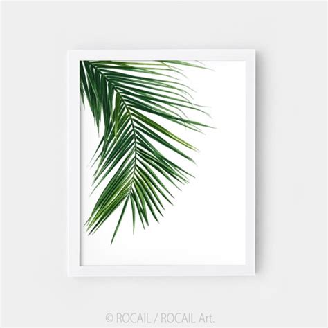 printable palm leaf tropical watercolour palm leaves  summer