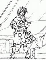 Coloring Pirate Pages Pirates Girl Boys Chest Jung Cabin Boy Comments Ship sketch template