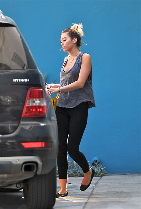 Miley Leaving Her Pilates Class In West Hollywood [10th March] Miley