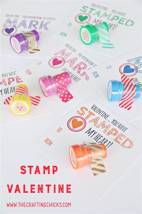 Stamp Valentine Printables The Crafting Chicks