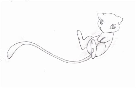 pokemon mew coloring page coloring home