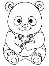 Panda Coloring Pages Cute Baby Little Printable Color Choose Board Kids Print Getcolorings sketch template