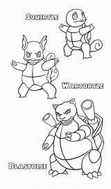 Squirtle Pokemon Blastoise Downloaden Uitprinten sketch template