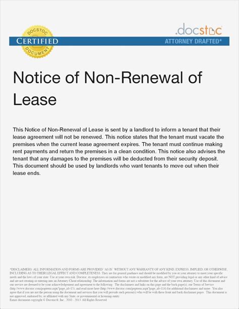 tenancy notice letter template examples letter template collection