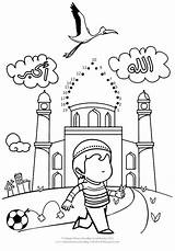 Islam Muslim Ramadan Homeschooling Dot Joining Dots Mewarnai Eid Islamische Connect Ramazan Islamischer Disimpan Musulmans Arbeit Freitag sketch template