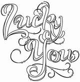 Lucky Coloring Pages Choose Board Tattoo sketch template