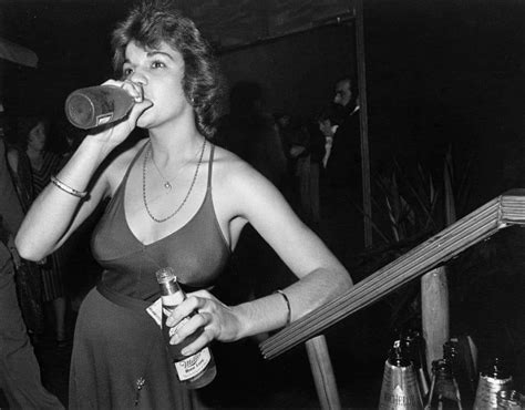 Double Fisting Miller High Life At The Boston Nightclub “faces” In 1977