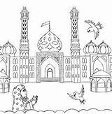 Coloring Pages Imam Mahdi Kids sketch template