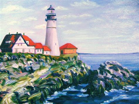richard nowak fine art lighthouses oil paintings