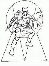 Coloring Pages Boba Fett Print sketch template