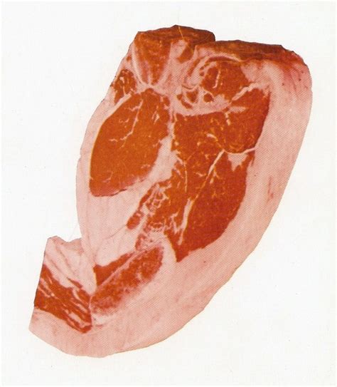 vintage meat identification flashcard pinbone sirloin steak