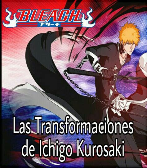 Bleach Las Formas Transformaciones Del Shinigami Sustituto Ichigo