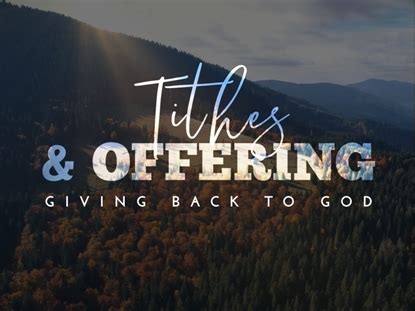 tithes  offering part  zoe ministries church