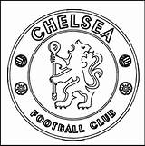 Chelsea Coloring Pages Logo Club Football Line Soccer Fc Printable Kids Madrid Real Sheets Colouring Manchester City League Premier Color sketch template