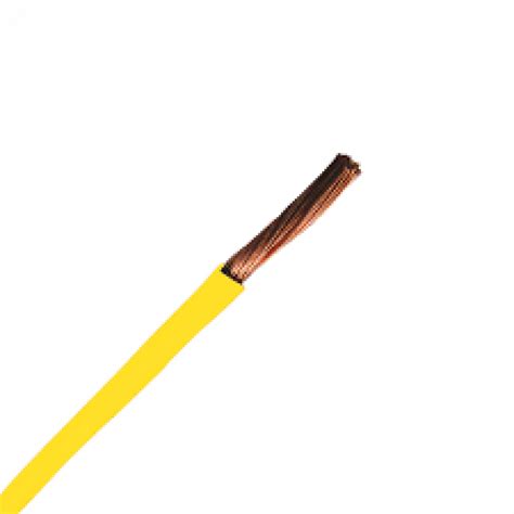 westec auto single mm cable yellow