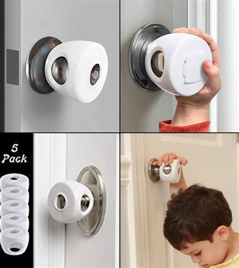 safety security fealay door knob safety cover child proof doors baby