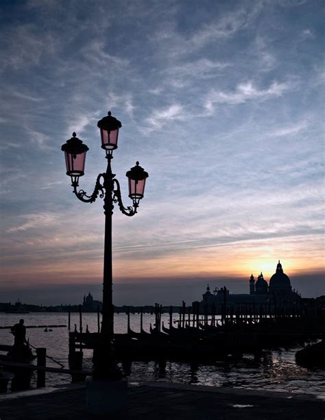 Winter Sunset On The Canale Di San Marco In Venice Near
