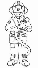 Firefighter Fireman Davemelillo Firefighters Adults Ausmalbilder Responders Malvorlage Feuerwehrmann Cool2bkids sketch template