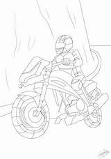 Motorradfahrer Ausmalbild Malvorlage Ausmalen sketch template