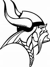 Vikings Viking Logo Coloring Pages Mn Minnesota Choose Board Helmet sketch template