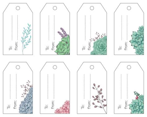 gift tags printable template  calendars httpswww