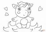 Coloring Pages Cute Unicorns Unicorn Latest Printable Getcolorings Baby sketch template