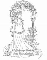 Coloring Mabon Pages Book Colouring Adult Pagan Wiccan Choose Board Witch Witchcraft sketch template