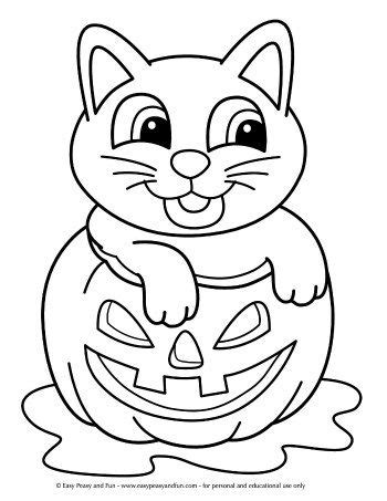 halloween coloring pages easy peasy  fun   halloween