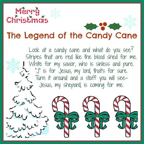 meaning   candy cane poem  legend   candy cane