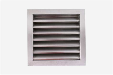 stainless steel fresh air louvers sand trap louver damper hvac part