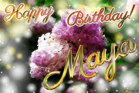 maya happy birthday  image