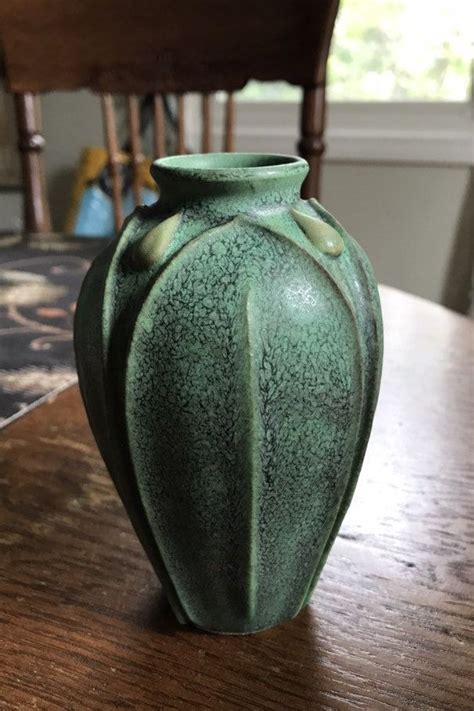 jemerick pottery vase american arts  crafts pottery
