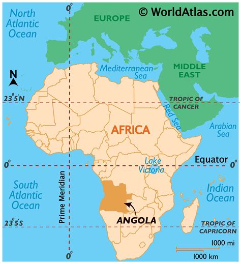geography  angola landforms world atlas